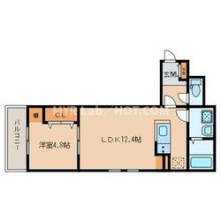 レソナ南福岡の物件間取画像